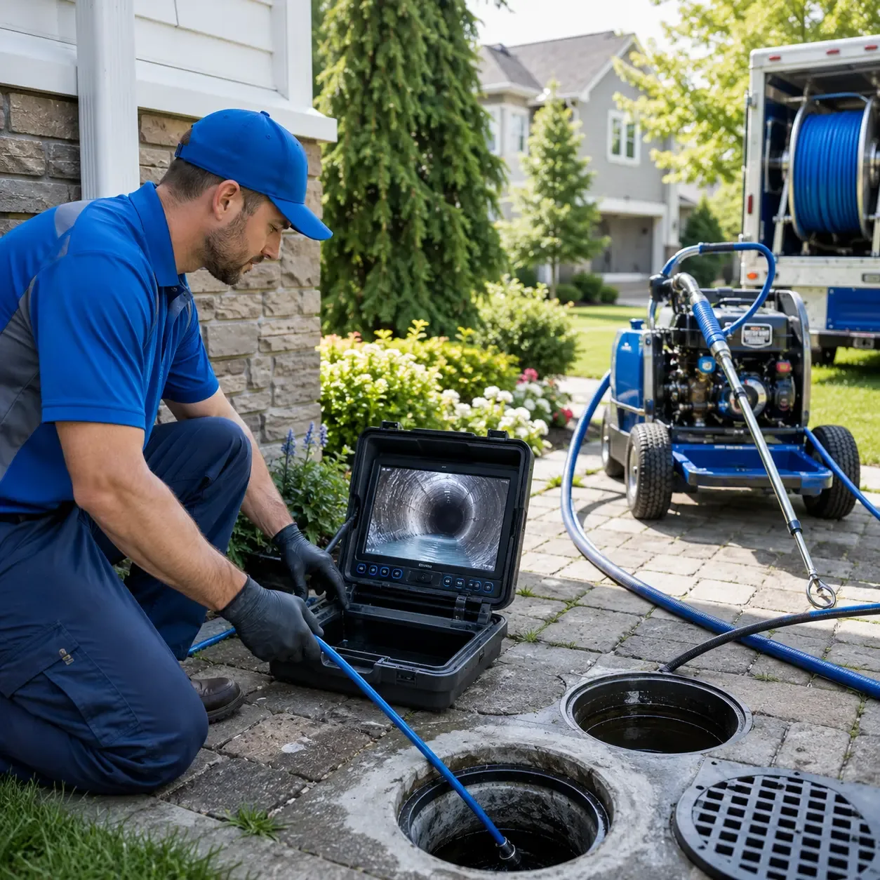 Outdoor drain cleaning professionals serving Lucernemines, PA