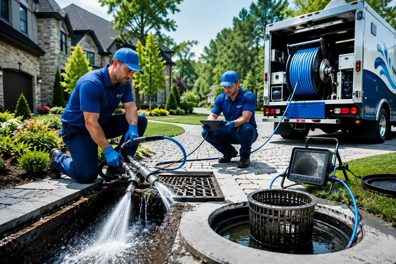 Local outdoor drain cleaning professionals in Lucernemines, PA